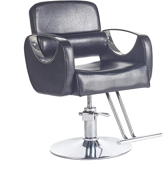 Hair Cutting Salon Chair Beauty Shop Chair Barber Chair Thick Hydraulic Hair Styling Chair Salon Spa Shampoo Chair Salon Styling Beauty Equipment (Color : A) (B)
