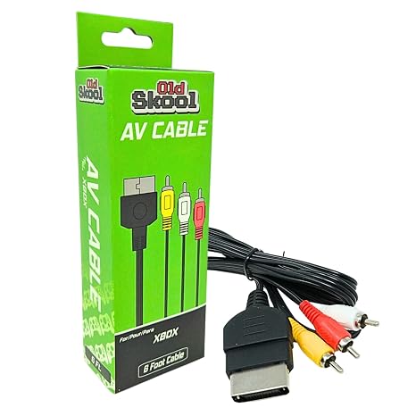 Old Skool Xbox Av Cable for the Original Xbox