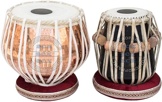 Brass Pro Tabla Set Copper Bayan and Dayan