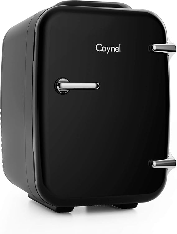 Mini Fridge Portable Thermoelectric 4 Liter Cooler and Warmer for Skincare, Eco Friendly Beauty Fridge For Foods,Medications, Cosmetics, Breast Milk, Medications Home and Travel