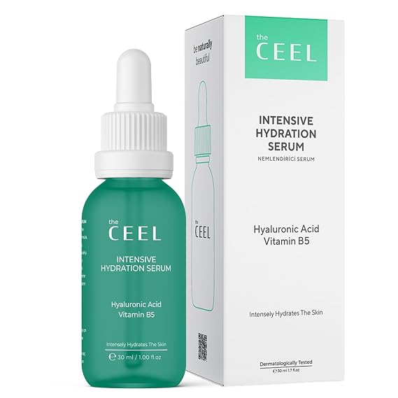 The Ceel Hyaluronic Acid Serum For Face | Hydrating Serum with Hyaluronic Acid and Vitamin B5| Moisture, Plumps and Smooths for Youthful Glow |Non Greasy, Paraben Free Formula| 1.00 fl.oz (30 ml)