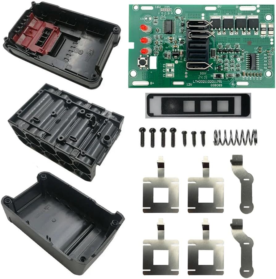 プラスチックケース充電保護回路基板PCBバッテリーシェルボックス4511396パワーX-Change 18V 20V Li-Ion Lithium