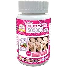 Supreme GLUTA WHITE 1500000 Mg. Whitening &amp;amp; Anti Aging Reduce freckles Whitening Skin Fast action Capsule,Softgel,30Tablets