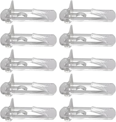 30pcs Shelves Shelf Brackets Support for Cabinet Locking Pegs Clips Support Pegs for Furniture Pin Closet Rod Brackets