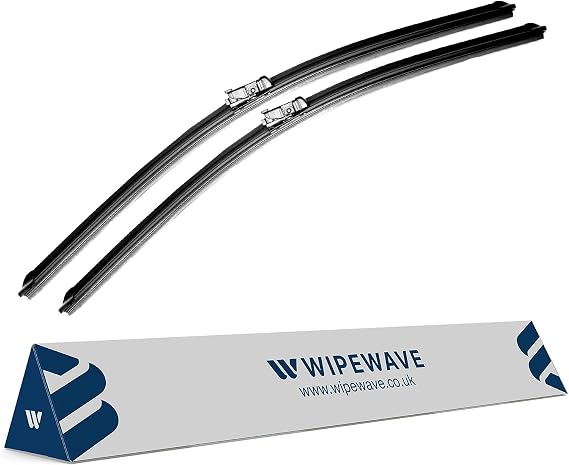 Windscreen Wiper Blades for Renault Twingo 2007-2014 Hatchback, 24" 20" Front Push Button Enhanced Clarity, Easy Replacement