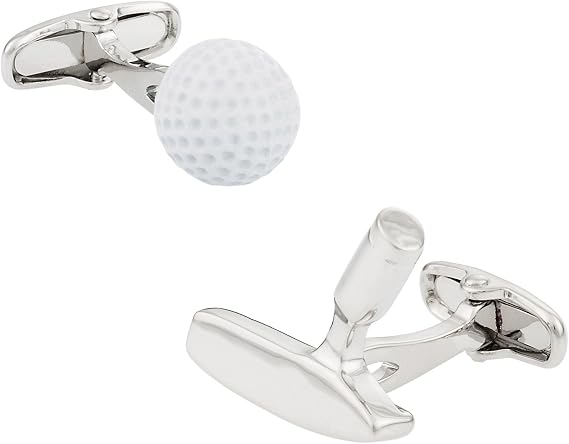 Cuff-Daddy Golf Ball & Putter Cufflinks with Presentation Box