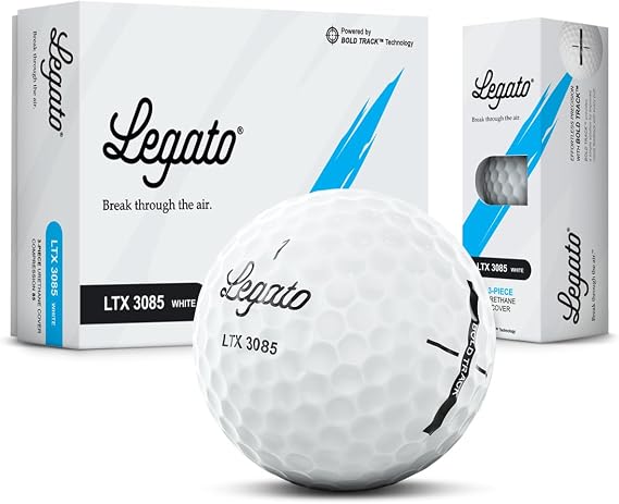 Legato Golf Balls LTX3085, 3 Piece, Urethane Cover, 12 Packs