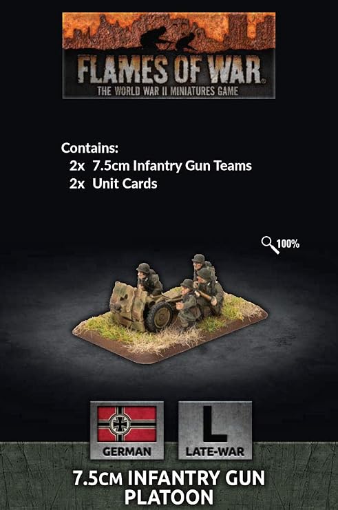 Flames of War: Late War: German: 7.5cm Infantry Gun Platoon (GE579)