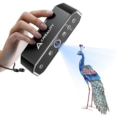 Creality 3D Scanner CR-Scan Otter for 3D Printing, Up to 0.02mm Volume Accuracy & 20FPS Scanning Speed, Anti-shake scanning 24-Bit Full Color Scan, Supports for Windows/MacOS