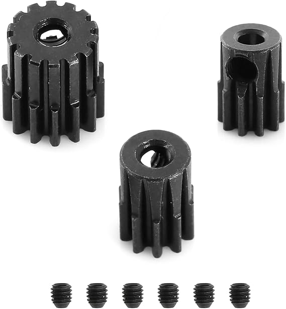 2.3mm 0.5M 9T 10T 14T Metal Pinion Set for Traxxas LaTrax 1/18