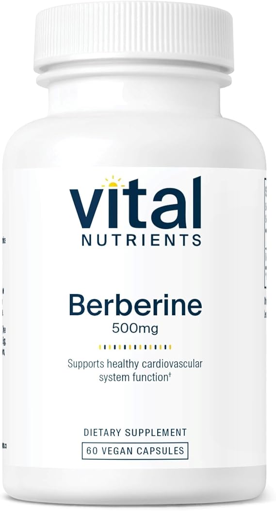Vital Nutrients Berberine 500 mg, Vegan, 60 Capsule