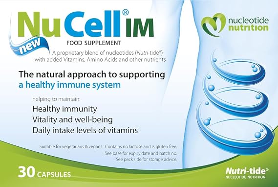 NuCell IM Food Supplement, Pack with 30 Vegi-Caps – 15 Servings