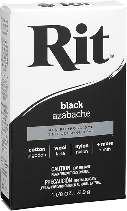 Rit All-Purpose Powder Dye, Black (42809)
