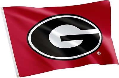 Desert Cactus University of Georgia Flag Bulldogs UGA Dawgs Banners 100% Polyester Indoor Outdoor 3x5 feet Flags Design 1