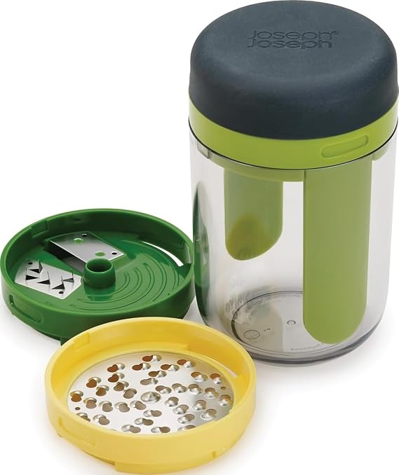 Joseph Joseph Spiro Hand Held Vegetable Slicer Spiralizer, Spaghetti Zoodle Zucchini Noodle Food Maker, Dishwasher safe - Green