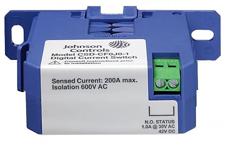 Johnson Controls CSD-SF0C0-1 Current Sensing Relay, 0.25A, Self Powered