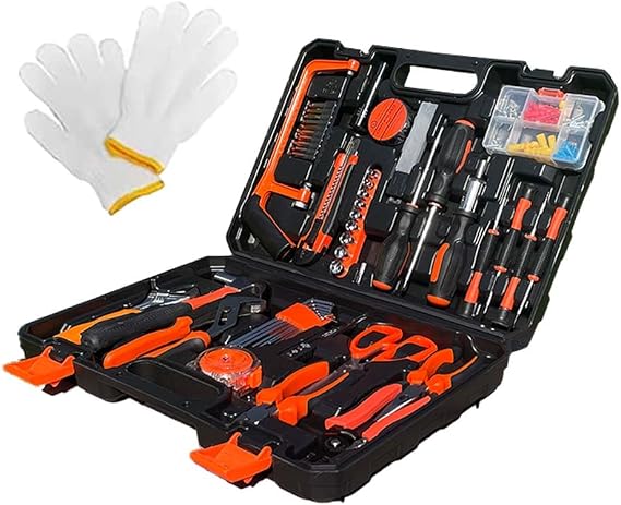 102-Piece Set Utility Knife, Tool Set with Gloves, Home Tool JAPAN BRAND