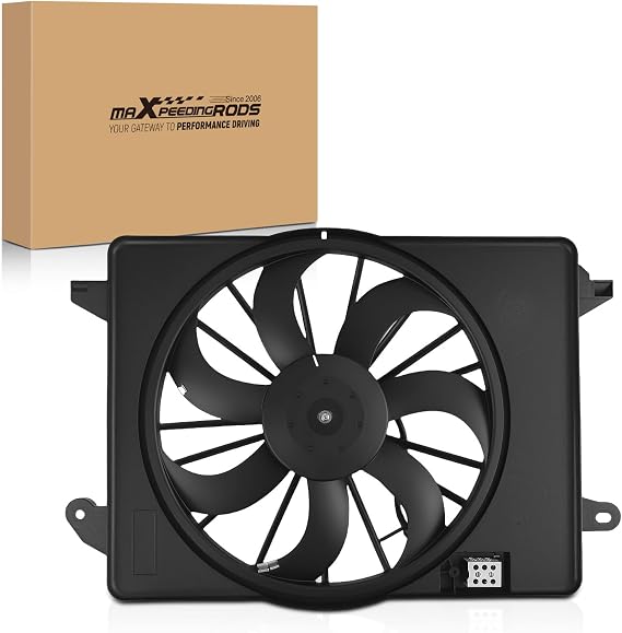 maXpeedingrods Engine Radiator Cooling Fan Assembly for Chrysler 300 2009-2021 for Dodge Challenger Coupe 2009-2021 for Dodge Charger Sedan 2009-2021 CH3115169