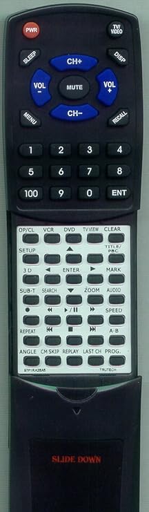 Replacement Remote Control for TRUTECH DV4TS05, 97P1RA2BA5