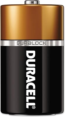 DURACELL MN1300BKD CopperTop Alkaline Batteries with Duralock Power Preserve Technology D 72CT