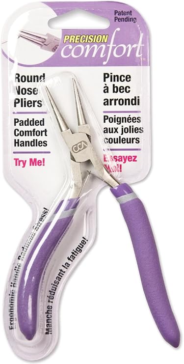 Cousin Precision Comfort Round Nose Plier for Jewelry Making