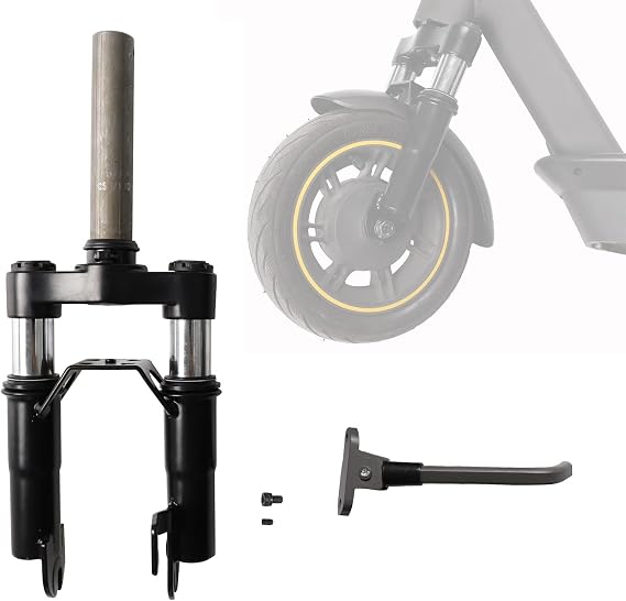 Front Suspension Fork Kit for Segway Ninebot Max G30 G30LE G30LE Ⅱ G30D Anti-Vibration Accessory Kickstand (Horizontal)