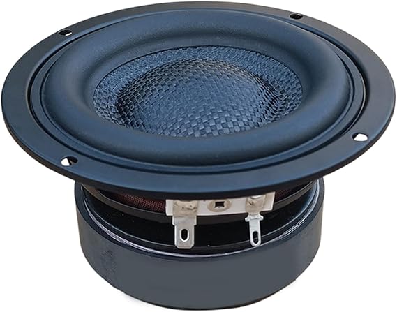 Basin Bass Woofer Speakers 4inch 40W Powerful Sound Driver Large Loudspeaker for Home Theater Superior Sound Lowbass Loudspeaker
