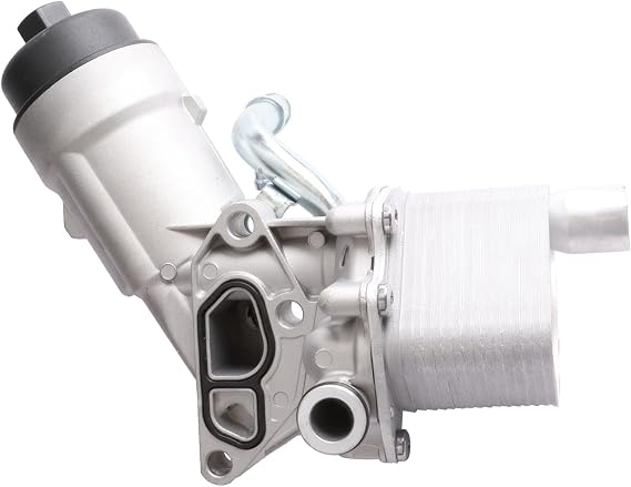 MITZONE Engine Oil Cooler Filter Housing Assembly Adapter Kit with Gaskets Cap Filter Insert Compatible with 2011-2018 1.4L Turbo Chevrolet Cruze Sonic Trax Buick Encore OE 55566784 650039 88179-91400