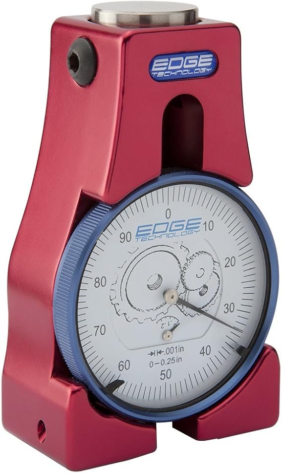 04-000 Pro Touch Off Gage CNC Milling Machine Z Axis Tool Setter, 4" Offset, Large 2.2" Dial, Hardened Stainless Contact Face, HighAccuracy 0.0002" Repeatability, Padded Case