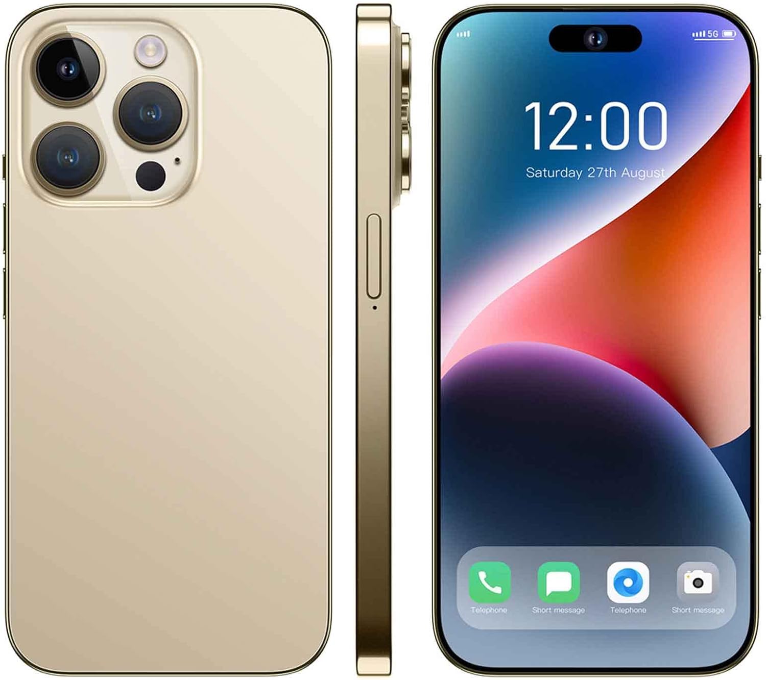 G14 Pro MAX Unlocked Cell Phones, 6.82-inch HD Screen Phone, 364G Dual SIM Phone with A 128G Memory Card for Android 10 Four Colors to Choose from