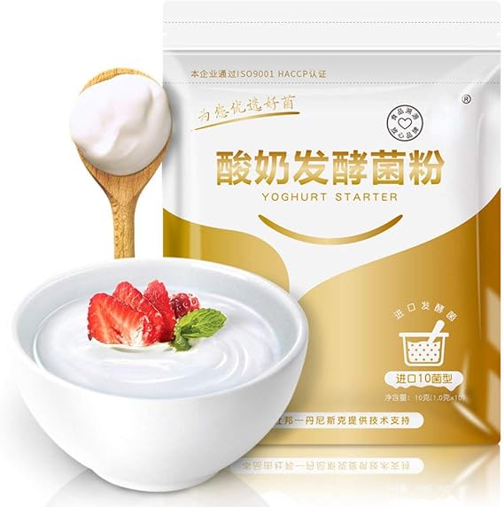 Probiotic Yogurt Starter, 1g Packets for 1L Milk, 10 Count