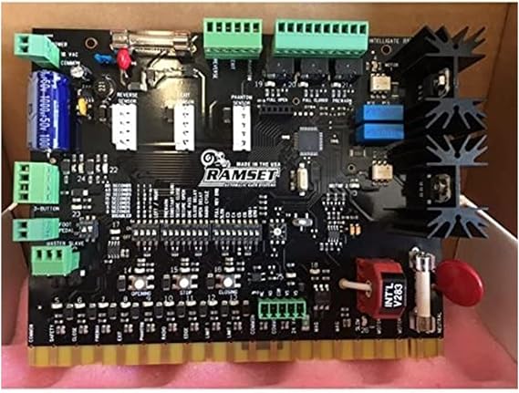 Ramset 12 Pin/Ramset 20 Pin Circuit Board Upgrade for Old Ramset Gate Openers - Upgrated to The Black Board
