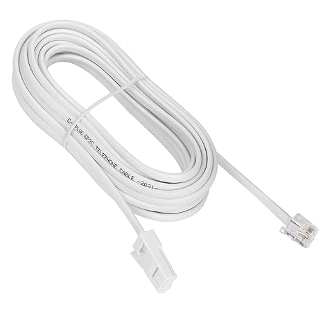G-PLUG 2m Telephone Extension Cable, BT to RJ11 Phone Cable for Landline