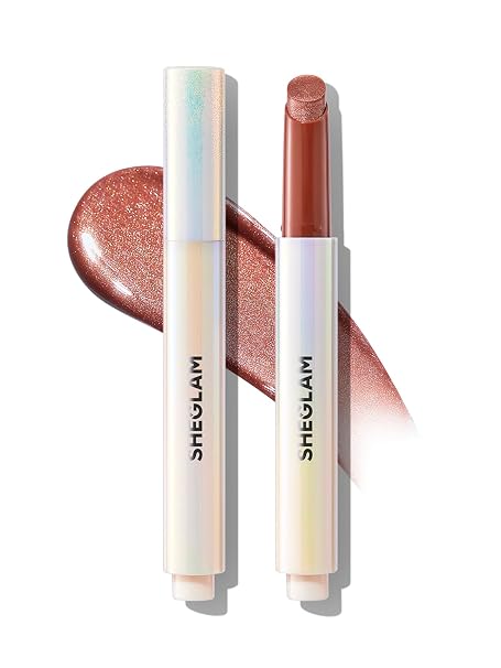 SHEGLAM PoutPerfect Moisturising Solid Lip Gloss Non-Sticky Lipstick with Coconut Oil Gold Rush