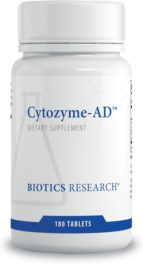 BIOTICS RESEARCH Cytozyme-ADTM Adrenal Support Supplement for Women & Men Supports Healthy Adrenal Function, Normal Energy Levels & Overall Wellbeing & Promotes Calm 180 Tablets