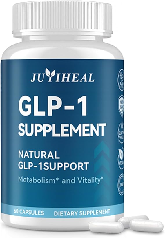 GLP-1 Supplement, GLP1 Support for Women & Men, Support GLP-1 Naturally, GLP 1 Supplement for Immune, Energy, Digestion, Gut & Overall Health GLP1 Levels - 60 Capsules