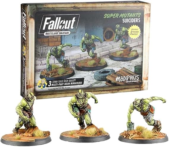 Modiphius, Fallout: Wasteland Warfare - Super Mutants: Suiciders