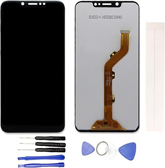 LCD Display & Replacement Touch Screen Digitizer Assembly with Free Tools for Tecno Camon 11 Pro CF8 Black