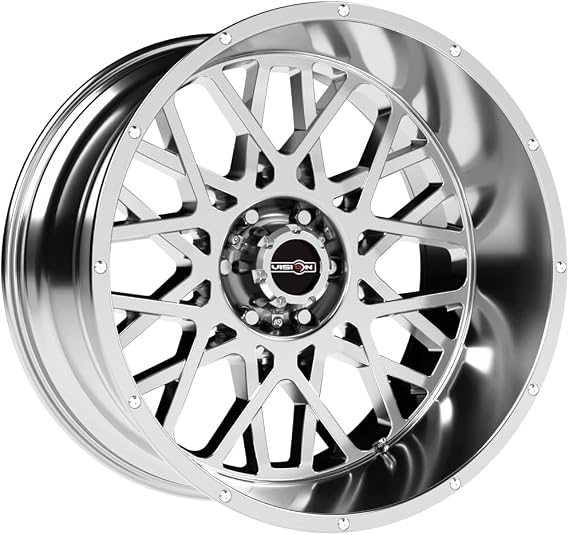 Vision 412 Rocker 18x9 6x139.7 -12mm Chrome Wheel Rim