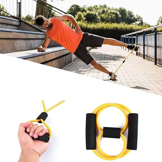 5DM-8 Şeklinde Direnç Bandı Yoga Plates Ve Vücut Geliştirme Egzersiz