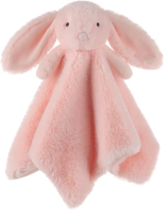 Apricot Lamb Stuffed Animals Bunny Rabbit Security Blanket Baby Lovey 14''