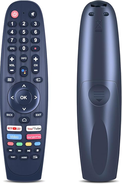 EC32V2HA EC40V2FA Replacement Remote Only for SANSUI ES50V1UA, BLAUPUNKT, Caixun, ARRQW TVs - No Voice Function