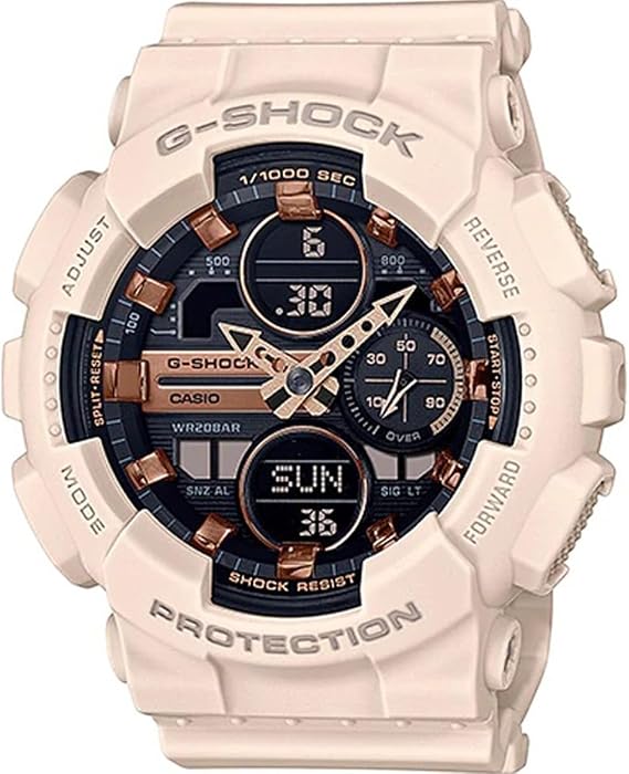 Casio GMA-S140M-4ADR Kol Saati, G-Shock, Analog/Digital, Krem, Kadın