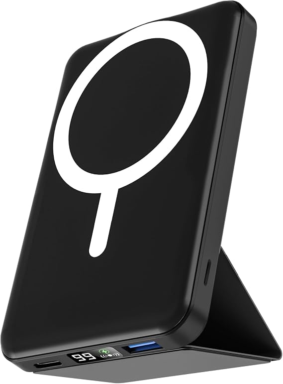 podoru for MagSafe Power Bank 10000 mAh, Foldable Magnetic Portable Charger