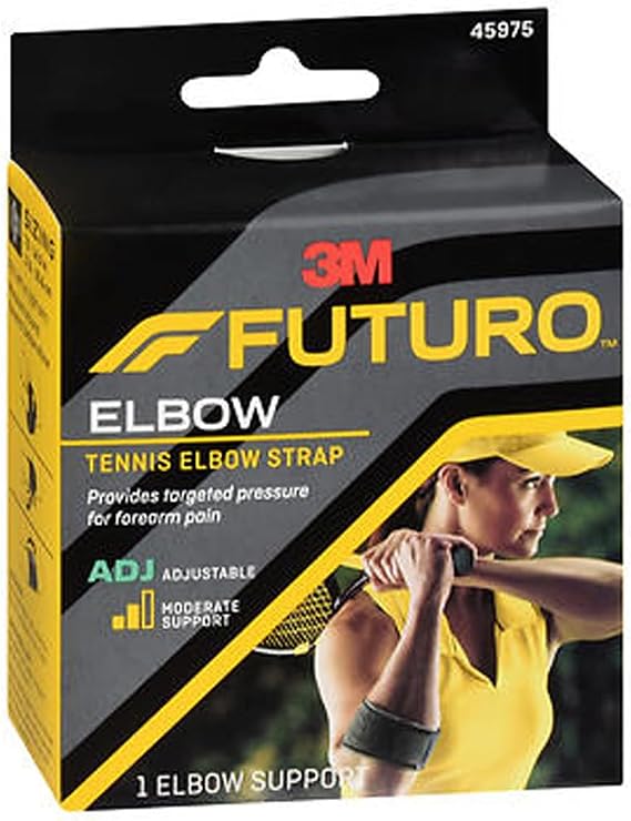 Futuro Sport Tennis Elbow Support, 2 Count, Adjustable