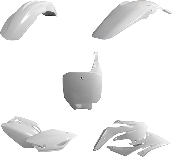 Polisport Motocross (MX) Replica Plastic Kit for Honda CRF 150R (2007-23) OEM Quality, Durable, Flexible & Perfect Fit White