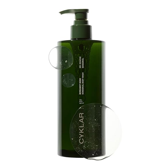 CYKLAR Sensorial Multi-Oil Body Wash Cleanser, Bergamot 16.5 Fl Oz