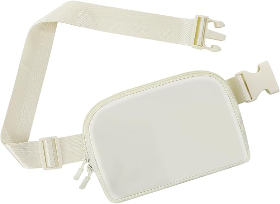 MoKo Fanny Packs for Women Men, Fashion Running Waist Packs, Crossbody Mini Bag Fanny Pack Belt Bag with Adjustable Strap for Running Outdoors Workout Travel Hiking Cycling
