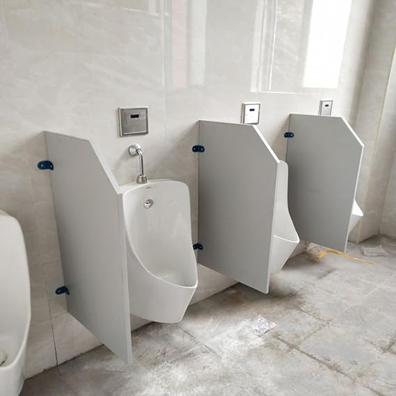 PUMPIE Urinal Screen Toilet Partition, Wall-Mounted Men's Urinal Privacy Screen, Mounted Urinal Partition Extender,for Schools/Shopping Malls/Public Places (Color : 1Pcs)