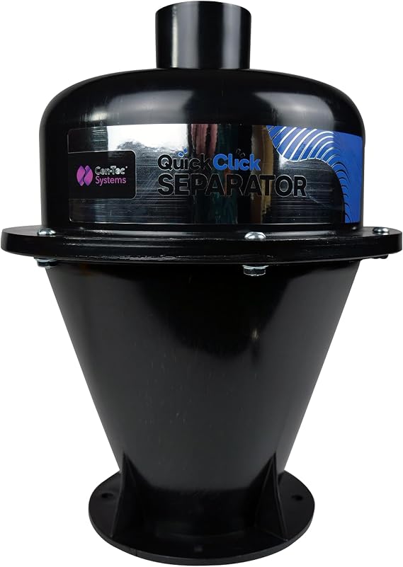 Static Dissipative Quick Click Dust Collection Separator
